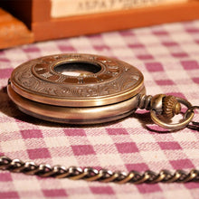 Load image into Gallery viewer, Vintage Gold Half Hunter Pocket Watch