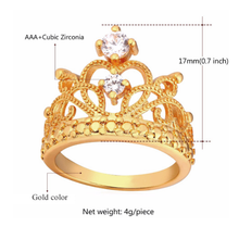 Load image into Gallery viewer, Princess Crown Ring