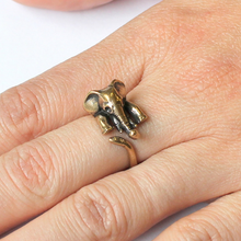 Load image into Gallery viewer, Cute Elephant Adjustable Ring