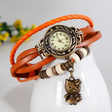 Load image into Gallery viewer, Cat Vintage Wrap Watch