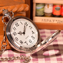 Load image into Gallery viewer, Elegant Silver Pocket Watch