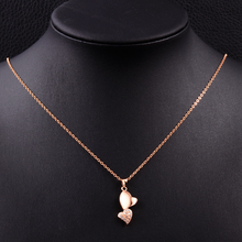 Load image into Gallery viewer, Romantic Double Heart Crystal Pendant Necklace
