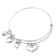 Load image into Gallery viewer, Mother Daughter Charm Bangle Set