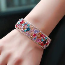 Load image into Gallery viewer, Colorful Crystal Bangle