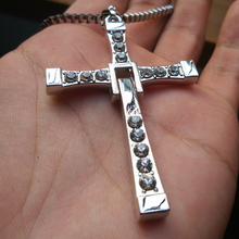 Load image into Gallery viewer, Cross Crystal Necklace
