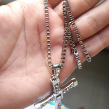 Load image into Gallery viewer, Cross Crystal Necklace