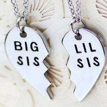 Load image into Gallery viewer, Big Sis Lil Sis Pendant Set