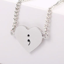 Load image into Gallery viewer, Semicolon Link Bracelet