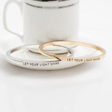 Load image into Gallery viewer, Let Your Light Shine Bangle