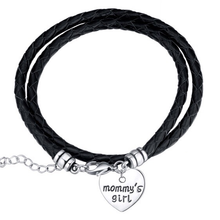 Load image into Gallery viewer, Mommy's Girl Hand Stamp Bracelet Set
