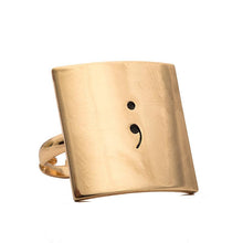Load image into Gallery viewer, Semicolon Adjustable Ring