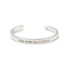 Load image into Gallery viewer, Shine Bright Like A Diamond Cuff Bangle