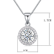 Load image into Gallery viewer, Circle Crystal Pendant