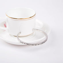 Load image into Gallery viewer, What If I Fall ? What If You Fall ? Cuff Bangle