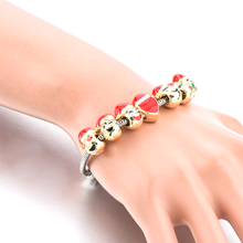 Load image into Gallery viewer, Christmas Emoji Charm Bracelet
