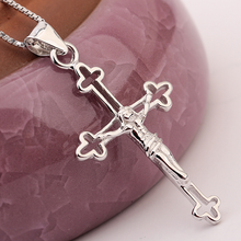 Load image into Gallery viewer, Cross Silver Pendant