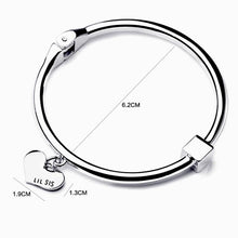 Load image into Gallery viewer, Big Sis Lil Sis Charm Bangle Set