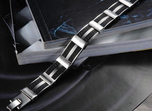 Load image into Gallery viewer, Dark Maze Stainless Steel Men's Bracelet
