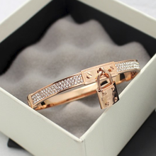 Load image into Gallery viewer, Steel Stone Wristband Bracelet
