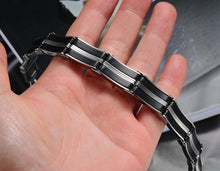 Load image into Gallery viewer, Dark Maze Stainless Steel Men's Bracelet
