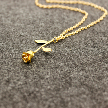 Load image into Gallery viewer, Delicate Rose Flower Pendant
