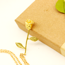 Load image into Gallery viewer, Delicate Rose Flower Pendant
