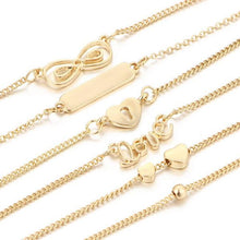 Load image into Gallery viewer, Vintage Infinity 6 Piece Bracelet Set
