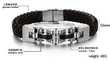 Load image into Gallery viewer, Armageddon Wing Men&#39;s Stainless Steel Bracelet (Brown)
