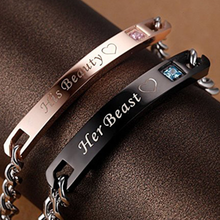 Load image into Gallery viewer, His Queen Her King Couples Bracelets
