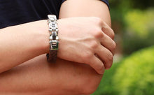 Load image into Gallery viewer, Armageddon Wing Men&#39;s Stainless Steel Bracelet (Brown)
