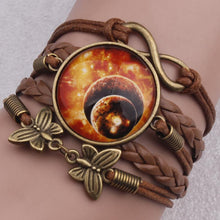 Load image into Gallery viewer, Vintage Inspired Boho Starry Moon Bracelet
