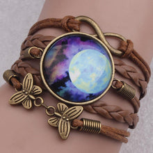 Load image into Gallery viewer, Vintage Inspired Boho Starry Moon Bracelet
