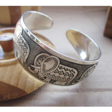 Load image into Gallery viewer, Elephant Cuff Bangle
