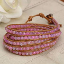 Load image into Gallery viewer, Pink Nebula Wrap Bracelet
