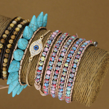 Load image into Gallery viewer, Beautiful Colourful Mess Wrap Bracelet
