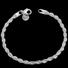 Load image into Gallery viewer, Twisted Singapore Chain Bracelet
