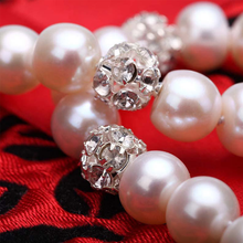 Load image into Gallery viewer, Silver and Pearl Bracelet
