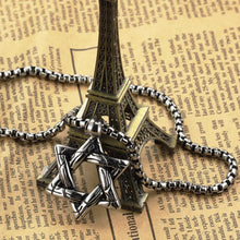 Load image into Gallery viewer, Men's Jewish Star Pendant
