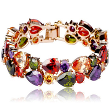Load image into Gallery viewer, Multi-Color Crystal Bracelet
