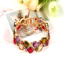 Load image into Gallery viewer, Multi-Color Crystal Bracelet
