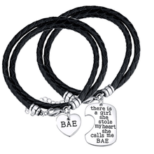 Load image into Gallery viewer, Bae Hand Stamped Bracelet Set
